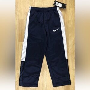 Nike Sweat Pants Athletic Polyester Therma-Fit Pant Obsidan 3-4 yrs Youth Sz 4